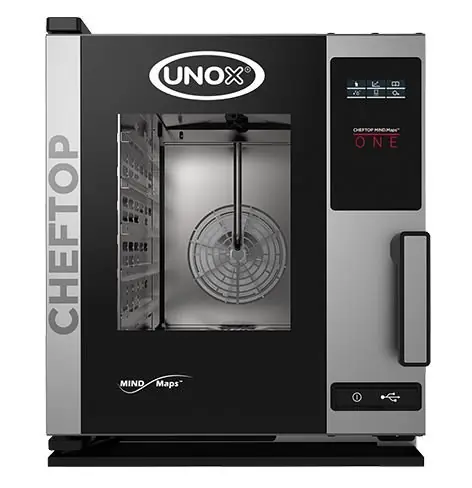Gereduceerde Prijs Combisteamer One Electric Compact - XECC-0523-E1R a - 5xGN 2/3 - 400V - 535x662x649(h)mm