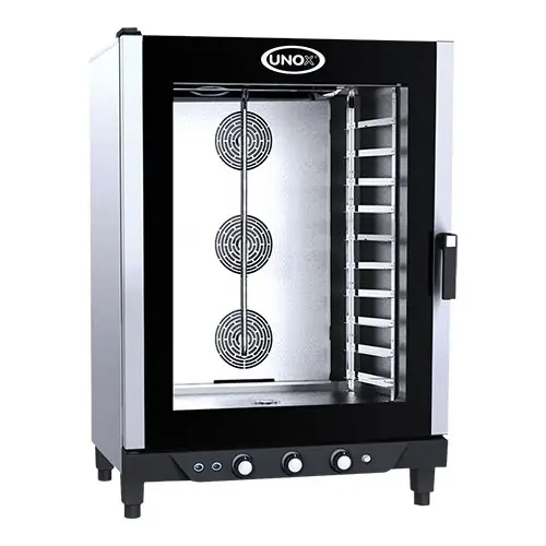 Oven met Stoomfunctie - 860x900x(h)1280mm - 400V - XB893 BakerLux Manual - 10 x 600x400mm Koop Vandaag