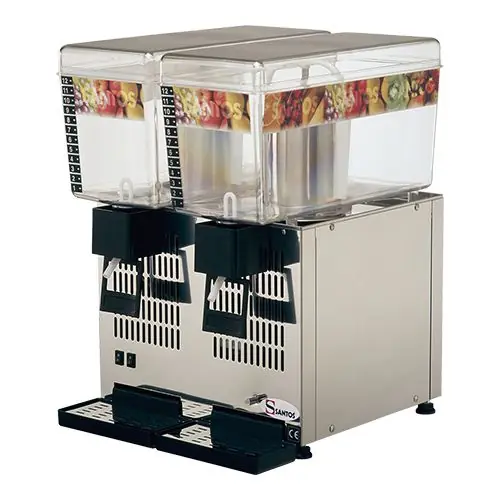 Drankautomaat - roestvrij staal - 2x12L - 55(h)x38x43cm Goedkoop