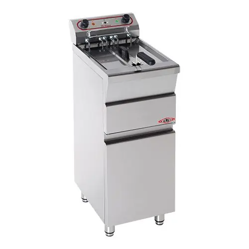 elektrische friteuse - roestvrij staal - met basis - 9L - 87(h)x58x37cm Finale Uitverkoop