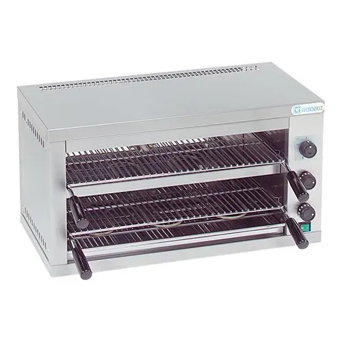 salamander - roestvrij staal - 2 radiatoren - 2 verdiepingen - 36(h)x34x67cm Op = Op