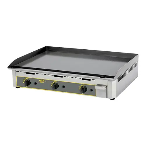 Hoge Kwaliteit gas bakplaat - 90x40cm - soepel - 3 zones - 19(h)x45x92cm