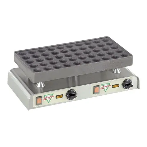 Voordeelprijs Poffertjes Bakplaat - voor 50 Poffertjes - 470x(h)270mm - 2.2KW