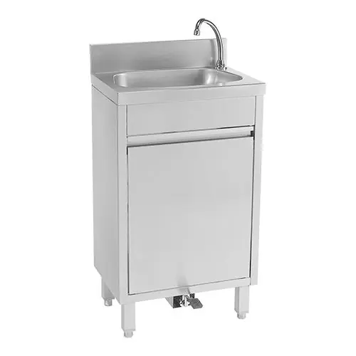Speciale Aanbieding zinken - roestvrij staal - mengkraan - 90(h)x35x50cm