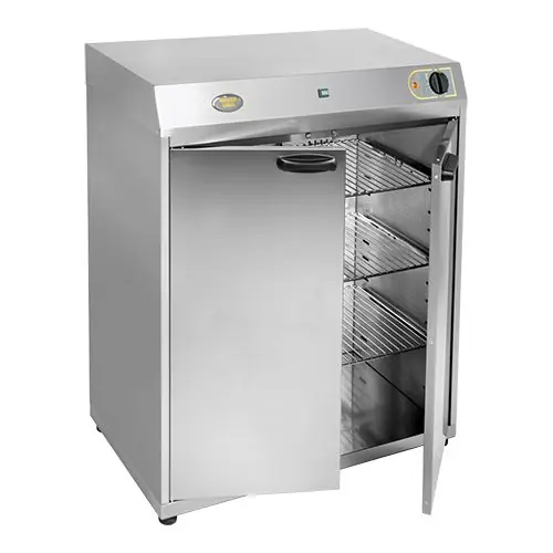 Voedsel Warmhoudkast Verrijdbaar - +130°C - 3000Watt - 1/1GN - 800x460x930(h)mm Gecertificeerd