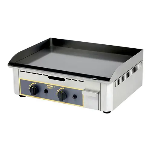 gas bakplaat - 60x40cm - soepel - 2 zones - 19(h)x45x62cm Voordeelprijs