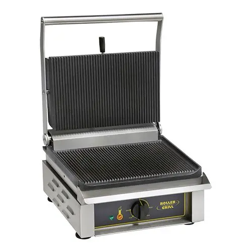Snelle Levering Contactgrill - Alleenstaanden - gegroefd/gegroefd - 3000W - 25(h)x39x43cm