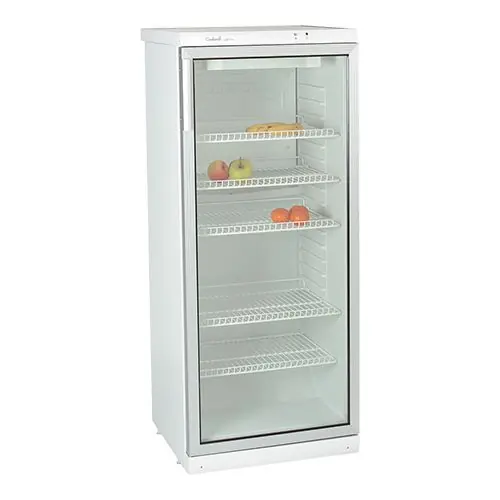 Koelkast Glazendeur - 5 verstelbare roosters - 270 Liter - 60x60x(h)145cm Lage Prijs