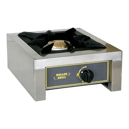Gasfornuis - Roestvrij staal - 1 brander - waakvlam - 21(h)x50x37cm Favoriet