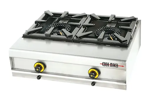 Hokker - Propaan - Twee Branders - 38x60x(h)25cm - 15 kW Lage Kosten