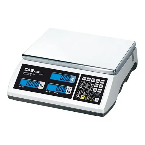 Superprijs Elektrische weegschaal - Roestvrij stalen plaat - 6kg/2gr of 15kg/5gr