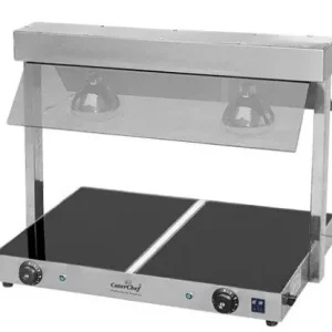 Uitverkoop Warmhoudplaat Keramisch - GN2/1 - Incl. Infraroodlampen - 800W - 730x580x570(h)mm - Copy