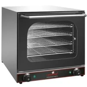 Heteluchtoven RVS - 4 Roosters - 2670W - 600x600x570(h)mm Direct Beschikbaar