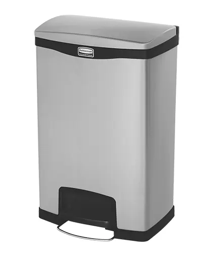 Must-Have Pedaalafvalbak Roestvrijstaal - Lek Vaste Constructie - 550x410x(H)810mm - 90 Liter