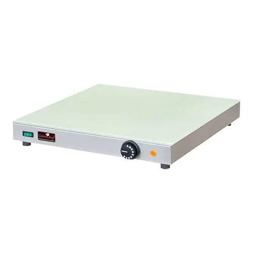 Populair Elektrische Warmhoudplaat - Gehard Glas - 50x50x(h)7cm