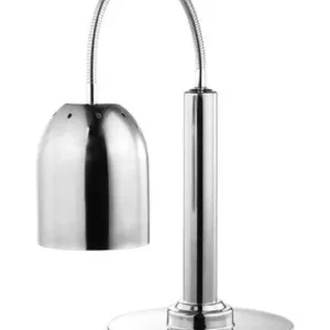 Warmhoudlamp Chroom - Tafelmodel - met Schakelaar - Ø240x600(h)mm Must-Have