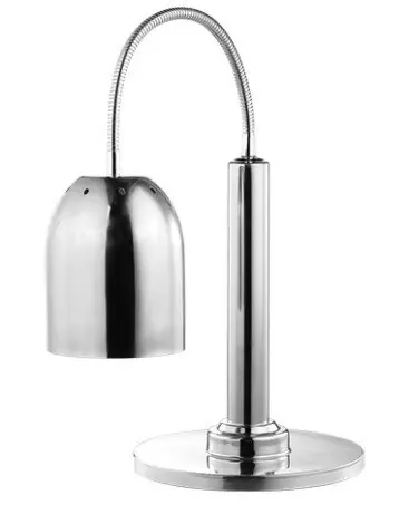 Warmhoudlamp Chroom - Tafelmodel - met Schakelaar - Ø240x600(h)mm Must-Have