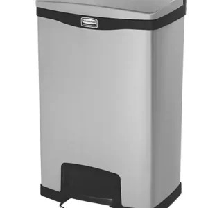 Pedaalafvalbak Roestvrijstaal - Lek Vaste Constructie - 460x350x(H)730mm - 50 Liter Bestseller