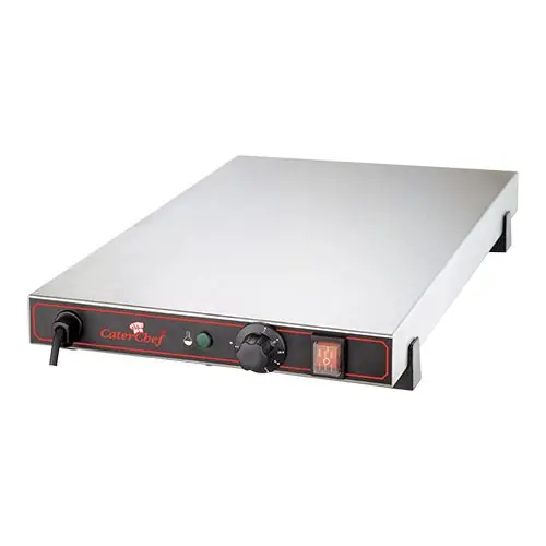 Betrouwbaar Elektrische Warmhoudplaat - RVS - 1/1 GN - 53x33x(h)9cm