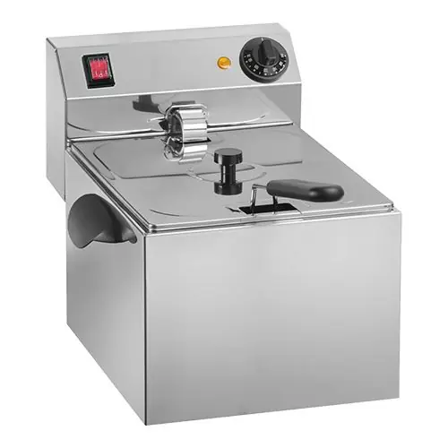 Elektrische frituurpan - Veiligheidsthermostaat - 8L - 30(h)x41x28cm Hete Deal
