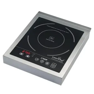 Inductiekookplaat Tafelmodel RVS - Digitale Timer - 2700W - 290x360x(H)55mm Alleen Vandaag