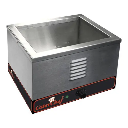 Bain-Marie - 1/2 GN - 1000W - 370x310x(H)270mm Fabrieksprijs