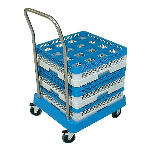 Lage Prijs Transportwagen Afwaskorven - met Duwbeugel - 850x520x(h)520mm