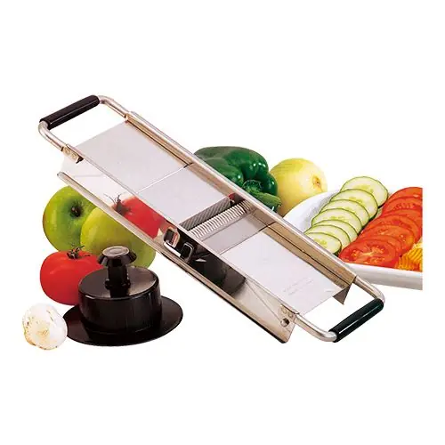 Seizoensaanbieding Mandoline - RVS - Inc 4 meskammen