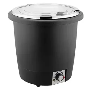 Soepketel Hittebestendig Kunststof - RVS Binnenpot - Ø330x(H)320mm - 10 Liter Nieuw