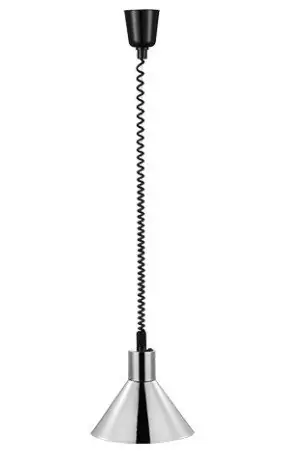 Warmhoudlamp Chroom met Schakelaar - Snoer 180cm - Ø230x180mm Alleen Vandaag