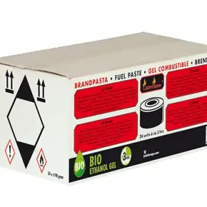 Gecertificeerd Brandpasta 72 Blikken - 3 uur Brandtijd