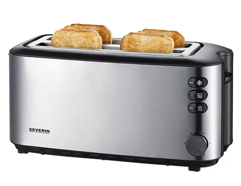 Uitverkoop Broodrooster LongSlot RVS - 850W - 270x160x(H)190mm