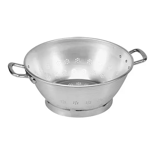 Groentenvergiet - Aluminium - 2 handgrepen - Ø40cm Uitverkoop