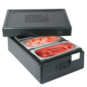 Express Levering Thermo IJs-Transportbox - Int. 3x 150(H)x165x360mm - Stapelbaar