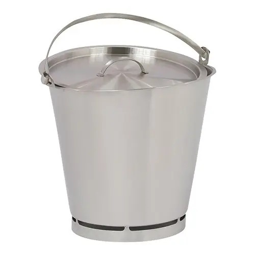 Emmer RVS 10 Liter - Maatverdeling PRO Beste Prijs