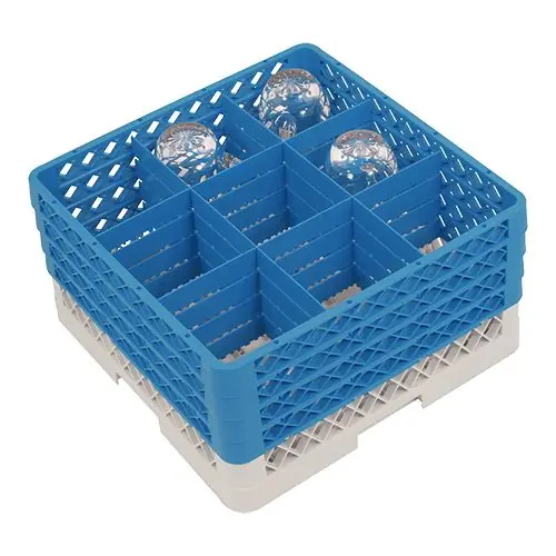 Voetglazenkorf - 9 vakken - (h)24 cm - 15 cm diameter Goedkoop