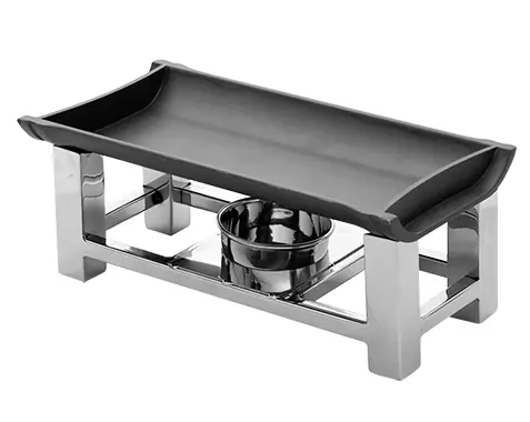 Snack/Serveerwarmer RVS 18/10 - 300x150x(H)120mm Dagaanbieding