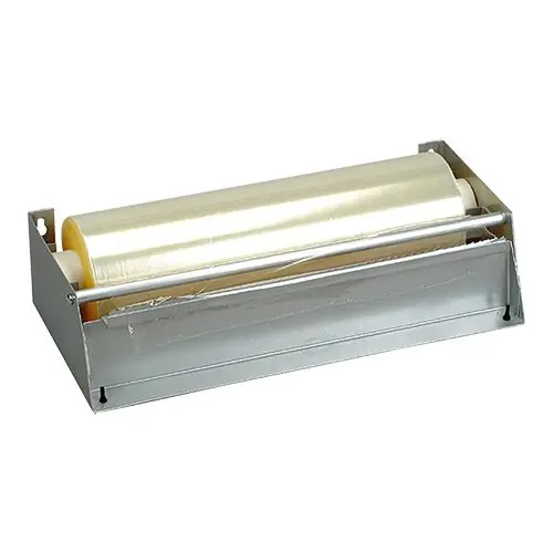 Tijdelijk Beschikbaar Folie verpakkings Dispenser RVS kleurig - 30cm
