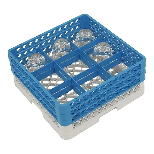 Bekerglazenkorf - 9 vakken - (h)20 cm - 15 cm diameter Speciale Aanbieding