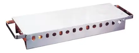 Bordenwarmer met scharnierende plaat - Roestvrij staal/aluminium - 3 branders Favoriet