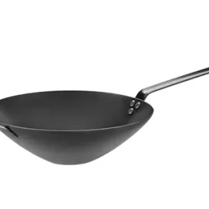 Wok Plaatstaal - Extra Handgreep - Ø300mm Meest Verkocht
