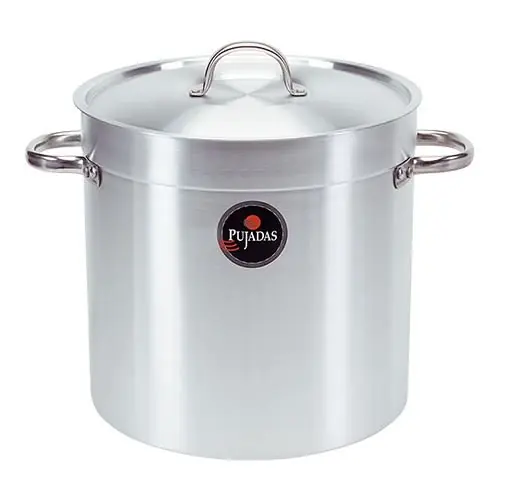 Korting UIT Kookpan / Soeppan Aluminium - Hoog Model, met Deksel 12 liter - KEUZE UIT 9 MATEN