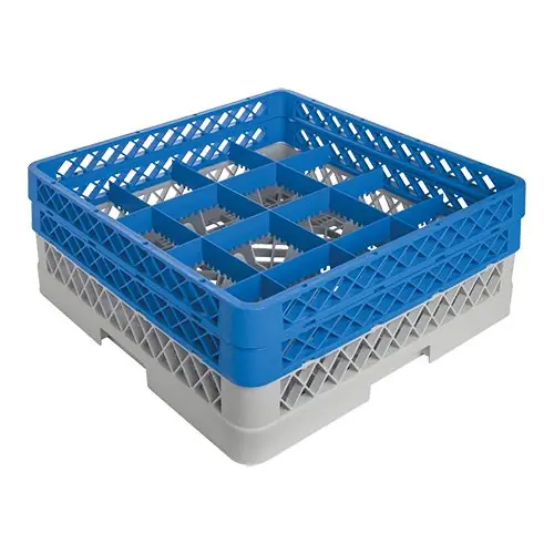 Bestekmand - Onderwerpen 16 - Klemframe - (1x compartiment 16 + 1x compartiment 00) Lage Kosten