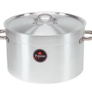 Kookpan / Soeppan - Aluminium - Middelhoog met Deksel - 7 Liter - KEUZE UIT 7 MATEN Koop Online