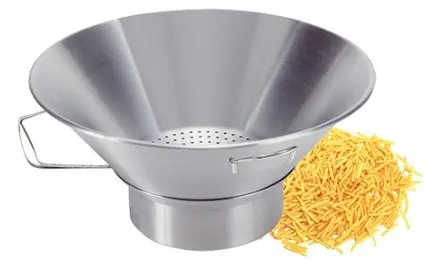 Flitsaanbieding Frietenvergiet - Roestvrij staal - Ø41cm