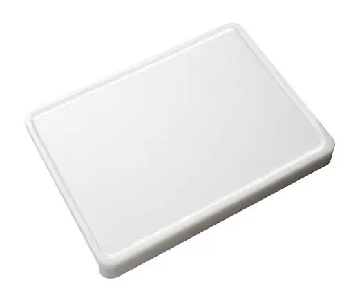 Tijdelijk Beschikbaar Trancheerplank HDPE 500 500x370mm wit