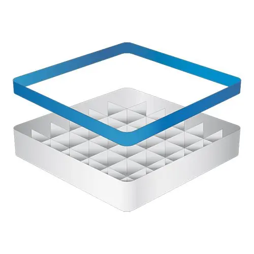 Koopje Bekerglazenkorf - 36 vakken - (h)12 cm - 7,4 cm diameter