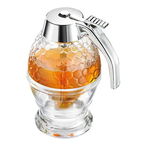Crèmeschenker/honingdispenser - Plastic glas Voordeelprijs