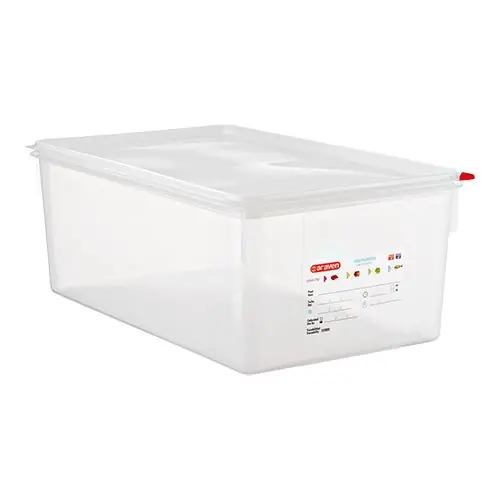 Hoge Kwaliteit Voedselcontainers - Polypropyleen - Transparant - 1/1GN - Verkrijgbaar in 3 dieptes