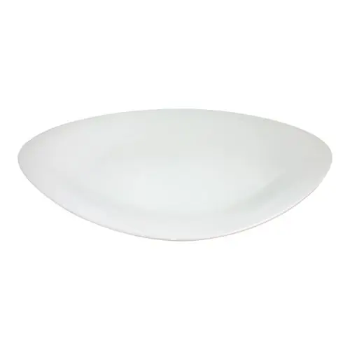 Dagaanbieding Bord - Wit - Ovaal - Porselein - 35x28cm